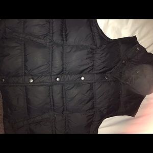 Black lands end puffer vest